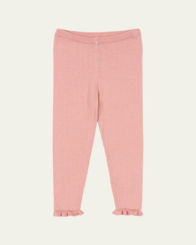 Girl's Cypres Textured Pants, Size 12M-10